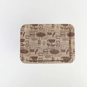 Made in China  serving plastic tray,large deep rectangular shallow tray full printing serving tray