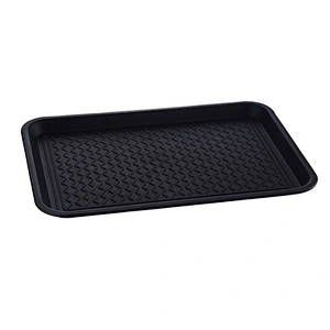 Custom Goods  Hard Plastic Rectangular  Fast Food Bread PP Serving Tray