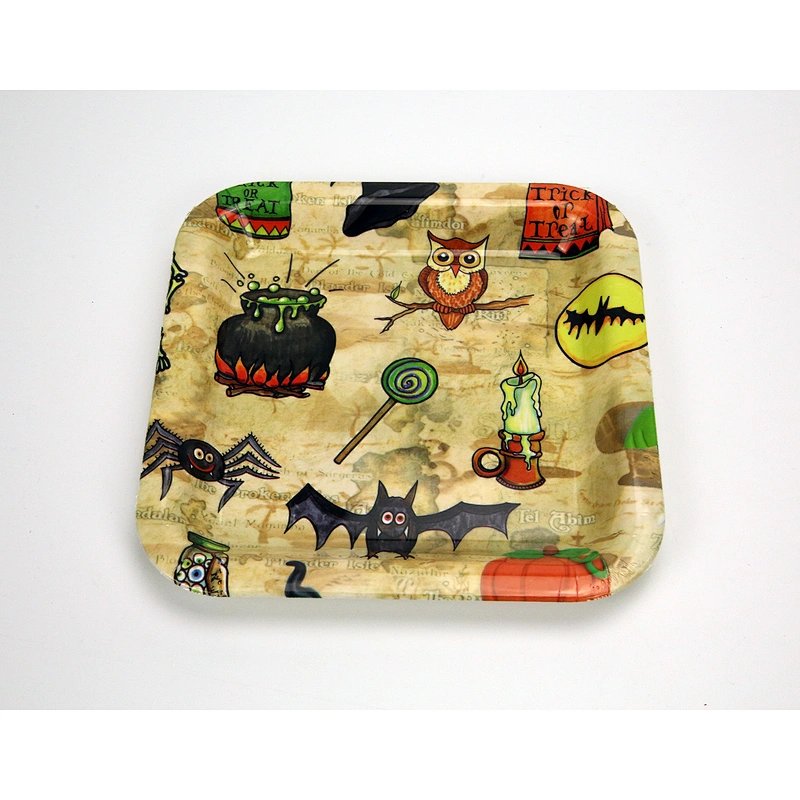 promotion coffee plastic serving trays Plastic square trays custom kitchen plates