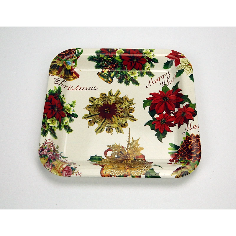 promotion coffee plastic serving trays Plastic square trays custom kitchen plates