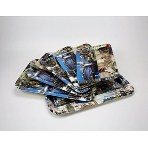 Top custom plastic serving tray,food large decorative plastic tray,promotional food plastic tray