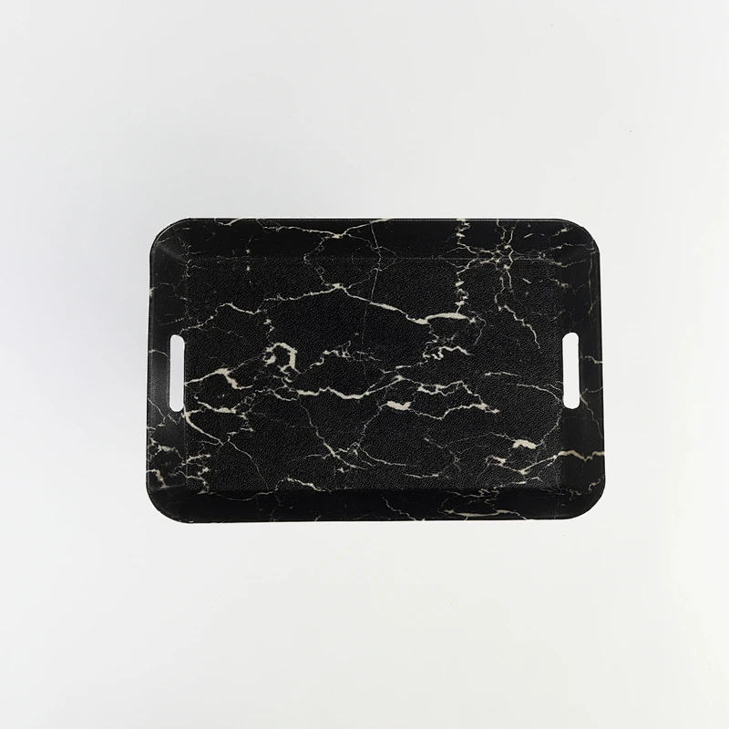 custom small color print high quality wholesale serving plastic tray