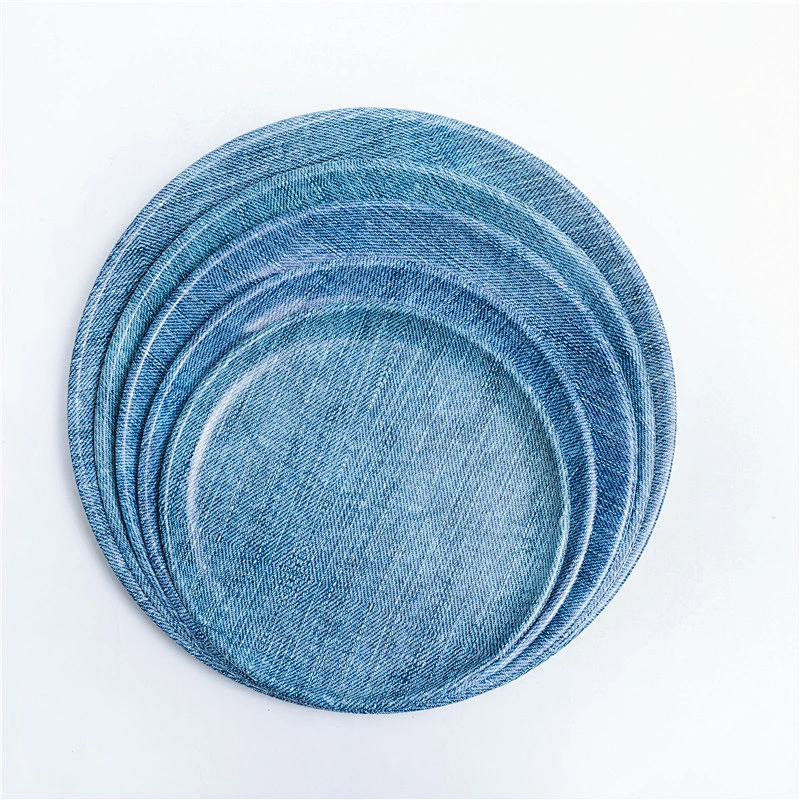 High quality Diameter 35 cm  round shape cheap factory serving tray for hotel