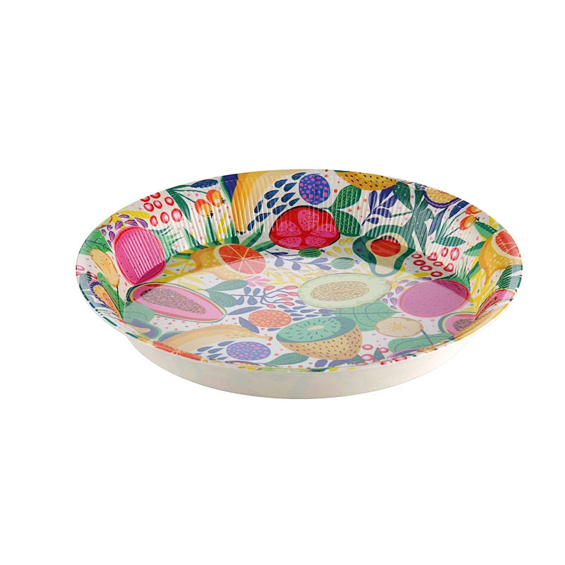 Custom Full  Printing Round PP Propylene Tray