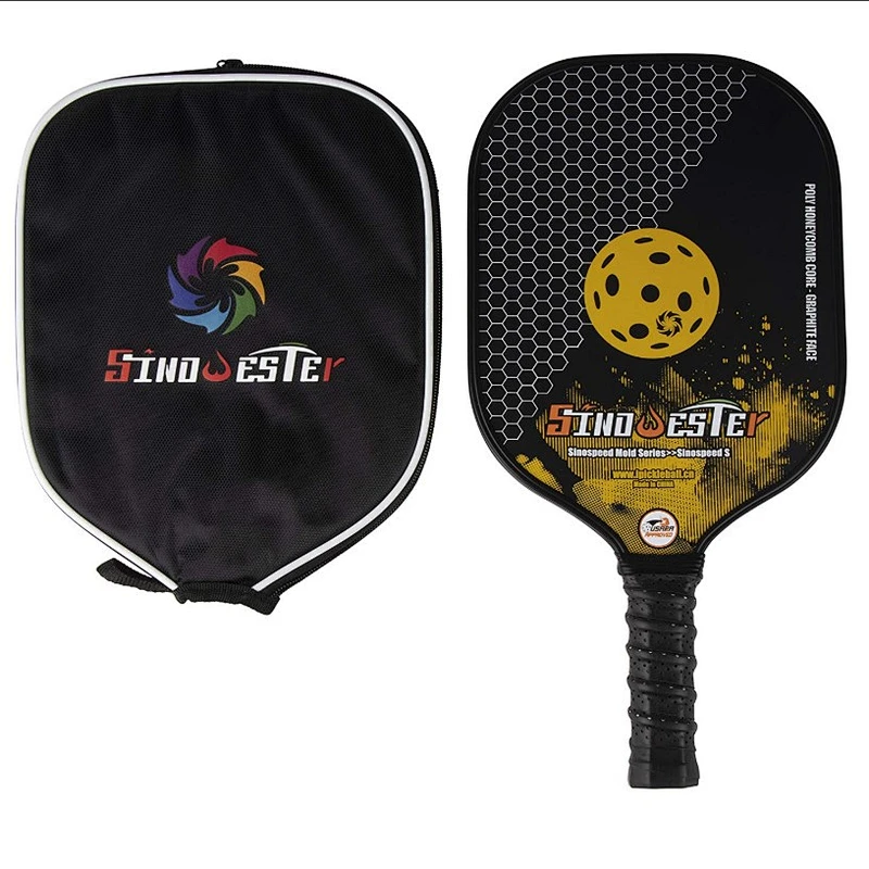 Sinowester Polyme Honeycomb Core Rim Carbon Pickleball Paddle