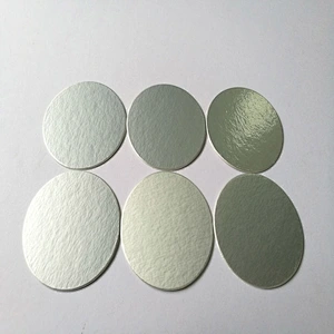 Cheap 2 Piece Silver Aluminum Foil Cap Seal Liner For Oil Bottle