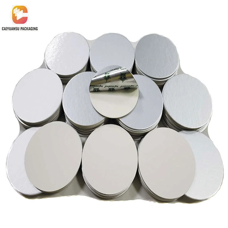 PE PET Aluminum Foil Plastic Bottle Cap Seal Liner