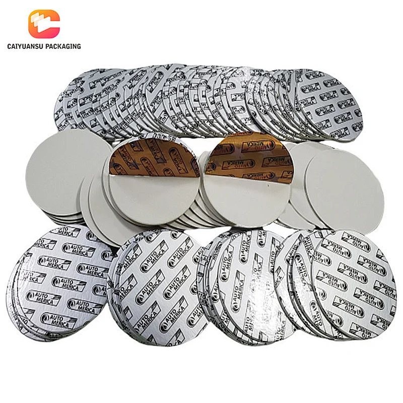 Two Piece Plastic Cap Heat Seal Induction Liner