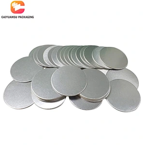 Two Piece Bottle Cap Induction Foil Seal Liner With Cardboard