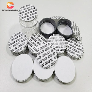 Adhesive PE Bottle Cap Seal Pressure Sensitive Liner