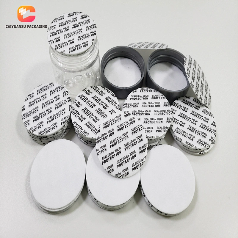 Adhesive PE Bottle Cap Seal Pressure Sensitive Liner