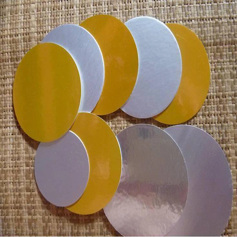 2 Piece Aluminum Foil Induction Cap Seal Liner For Medicine