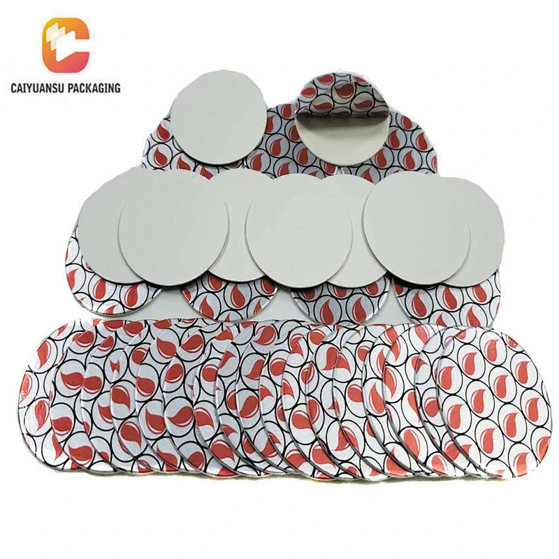 Peelable 2 Piece Aluminum Foil Seal Bottle Cap Liner