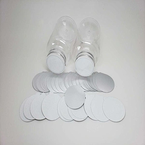 PET Easy Peelable One Piece Foil Seal Liner For Dairy Bottle