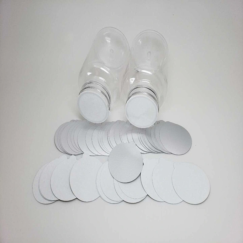 PET Easy Peelable One Piece Foil Seal Liner For Dairy Bottle