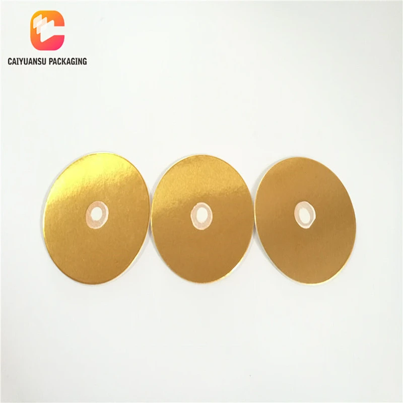 Seal Aluminum Foil Induction PE Plastic Bottle Vent Liner