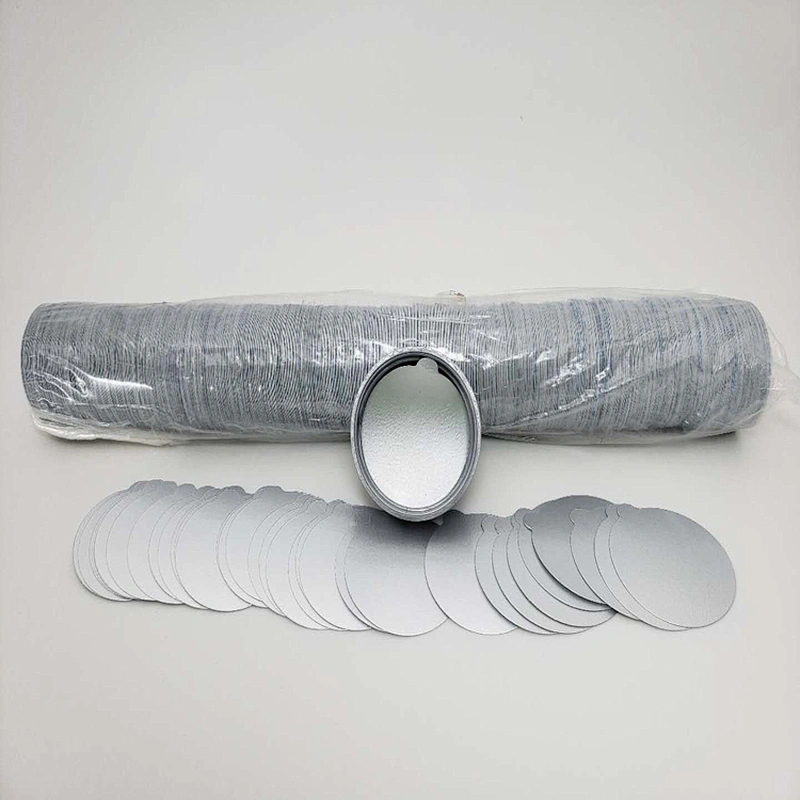 PET Easy Peelable One Piece Foil Seal Liner For Dairy Bottle