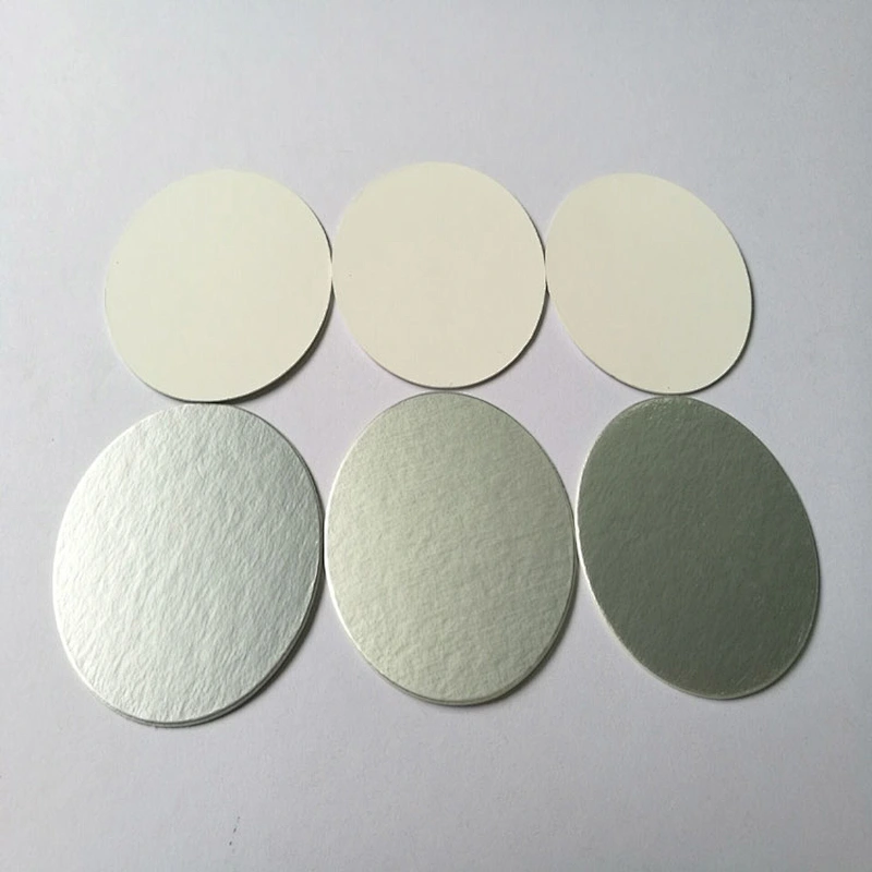 Cheap 2 Piece Silver Aluminum Foil Cap Seal Liner For Oil Bottle