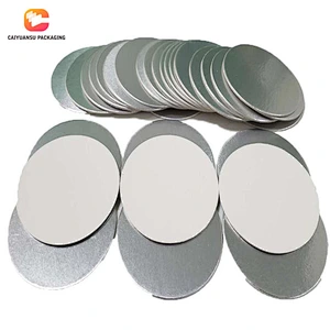 Silver Aluminum Foil PE Bottle Cap Paper Seal Liner