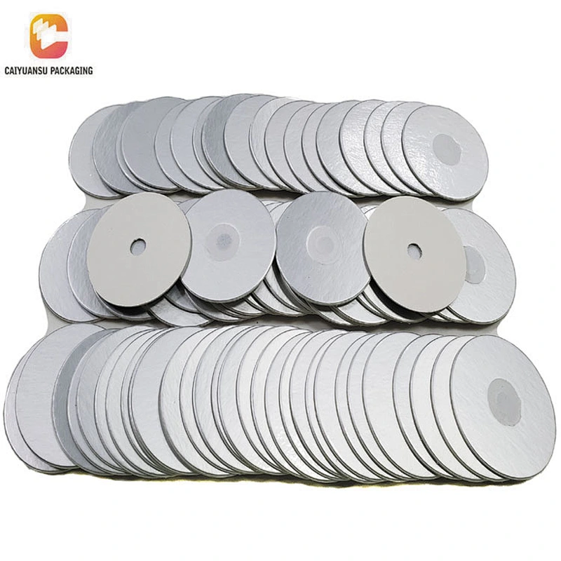 Vented Aluminum Foil Bottle Cap Induction Seal Liner