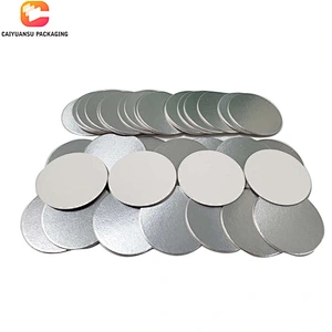 Two Piece Bottle Cap Induction Foil Seal Liner With Cardboard
