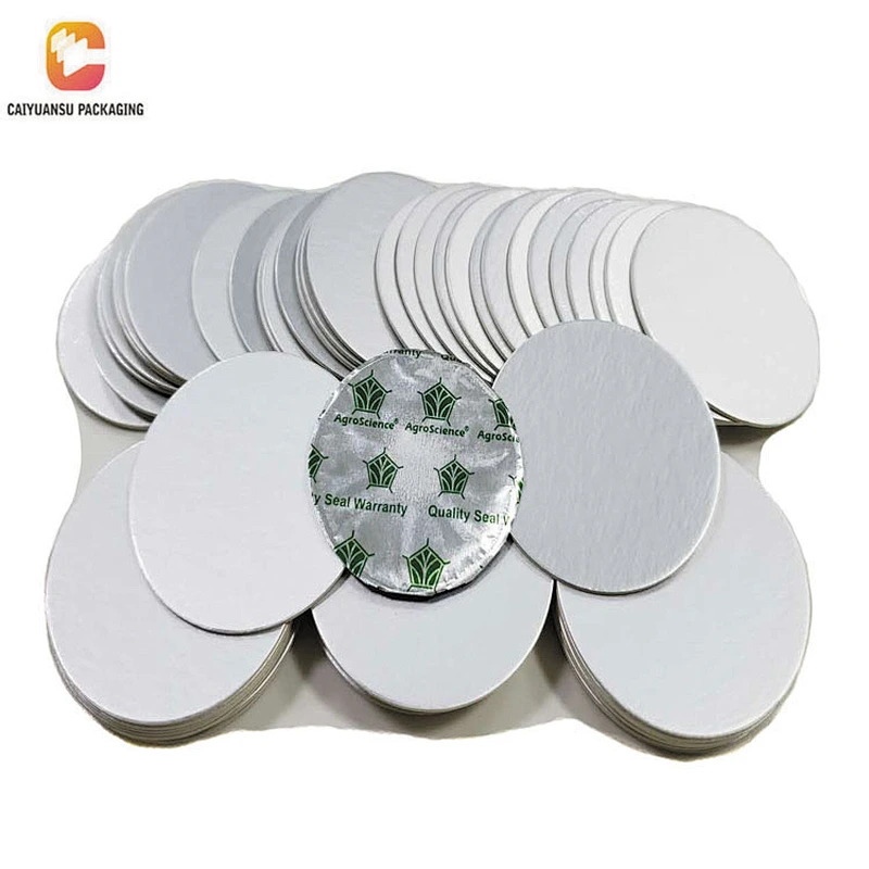 PE PET Aluminum Foil Plastic Bottle Cap Seal Liner
