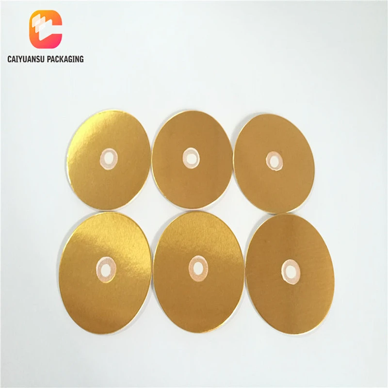 1.0mm Golden Anti Corrosion Breathable Induction Seal Liner