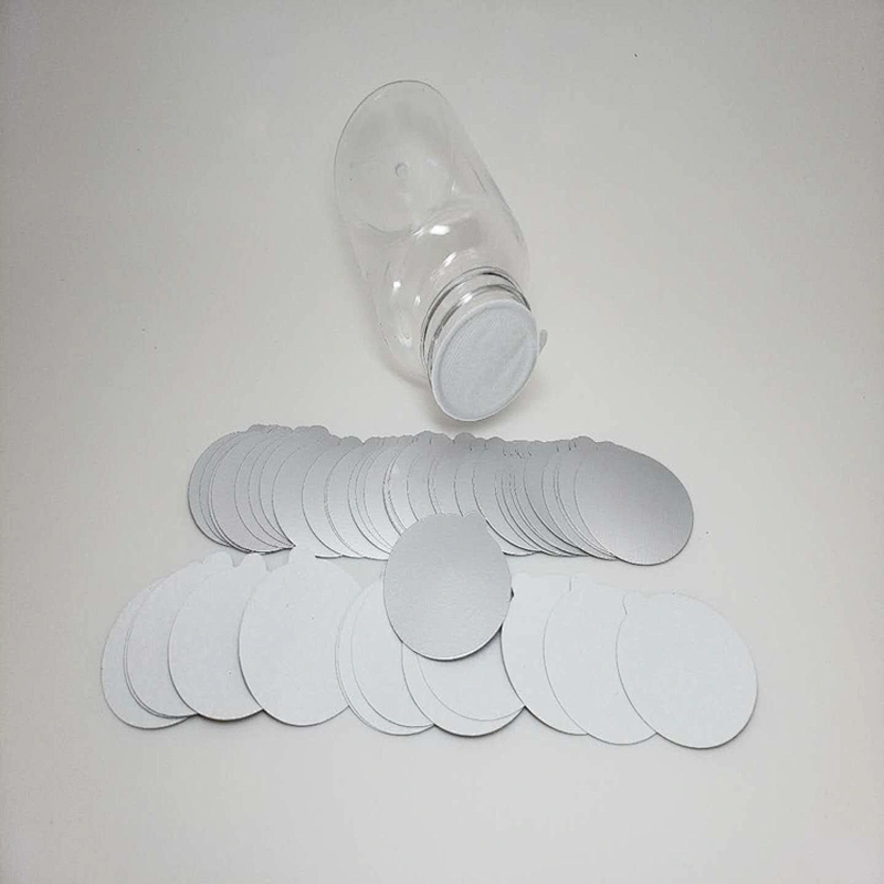 PET Easy Peelable One Piece Foil Seal Liner For Dairy Bottle