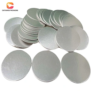Silver Aluminum Foil PE Bottle Cap Paper Seal Liner