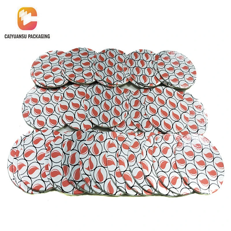 Die Cut Aluminum Foil Induction PET PE Bottle Seal Liner