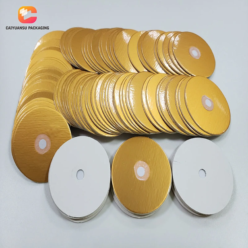Aluminum Foil Induction PET Bottle Cap Vent Liner