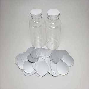 PET Easy Peelable One Piece Foil Seal Liner For Dairy Bottle
