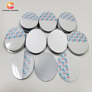 PE Bottle Half Peel Heat Induction Foil Seal Liner