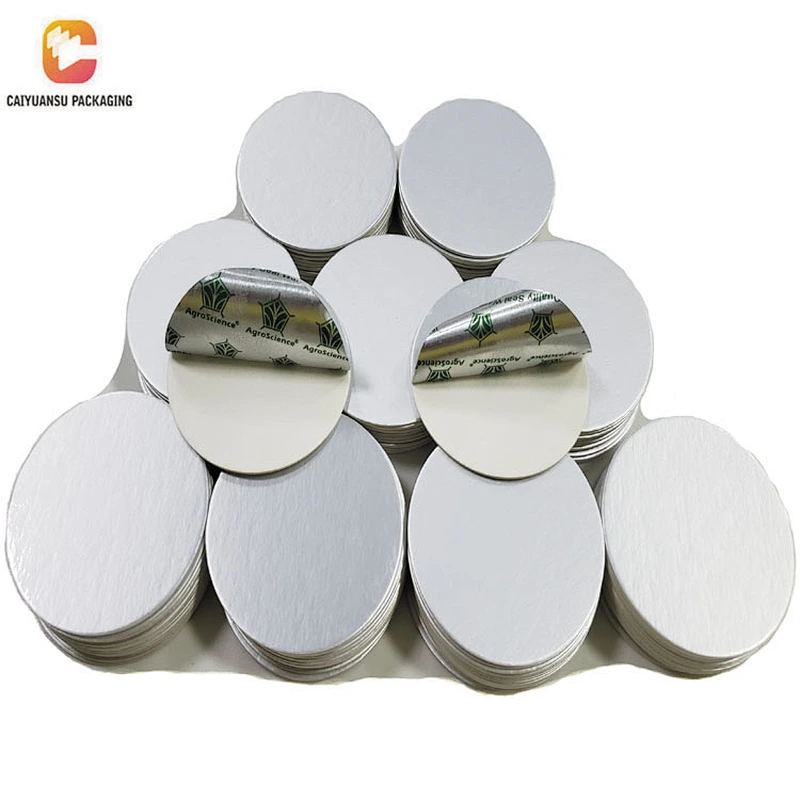 Food Use Aluminum Foil Induction Paper Seal Liner