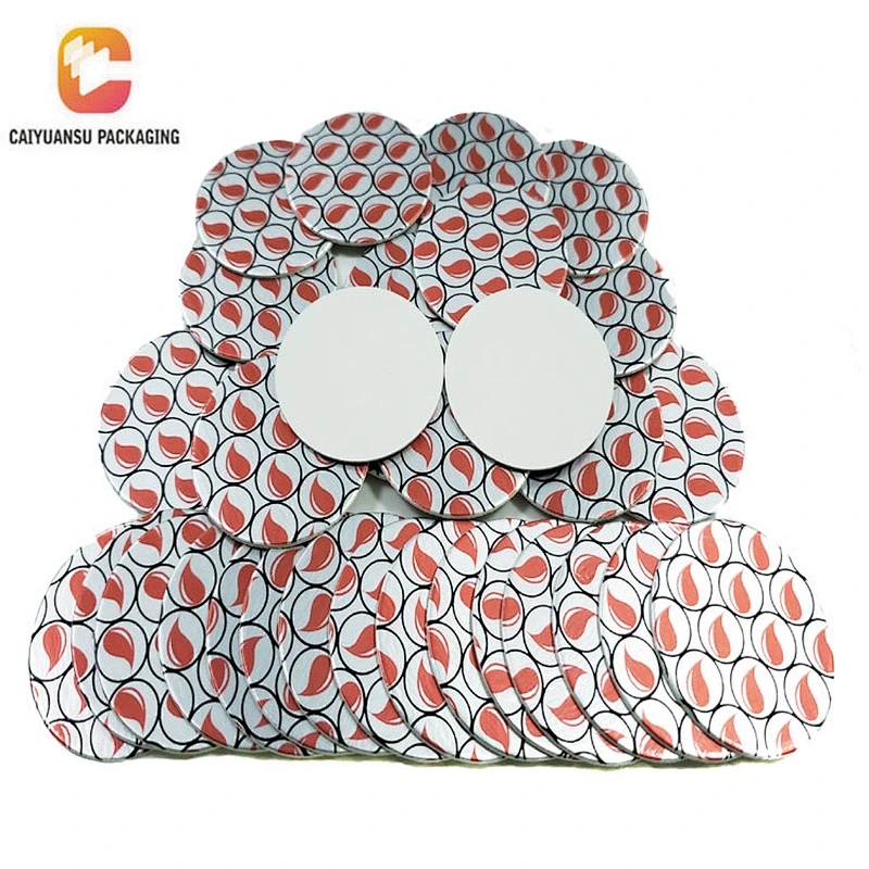 PE Printed Aluminum Foil Induction Bottle Seal Wad
