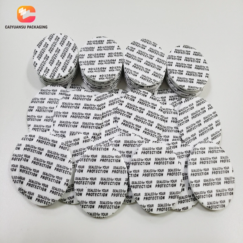 Food Bottle Seal Pressure Sensitive Cap Liner