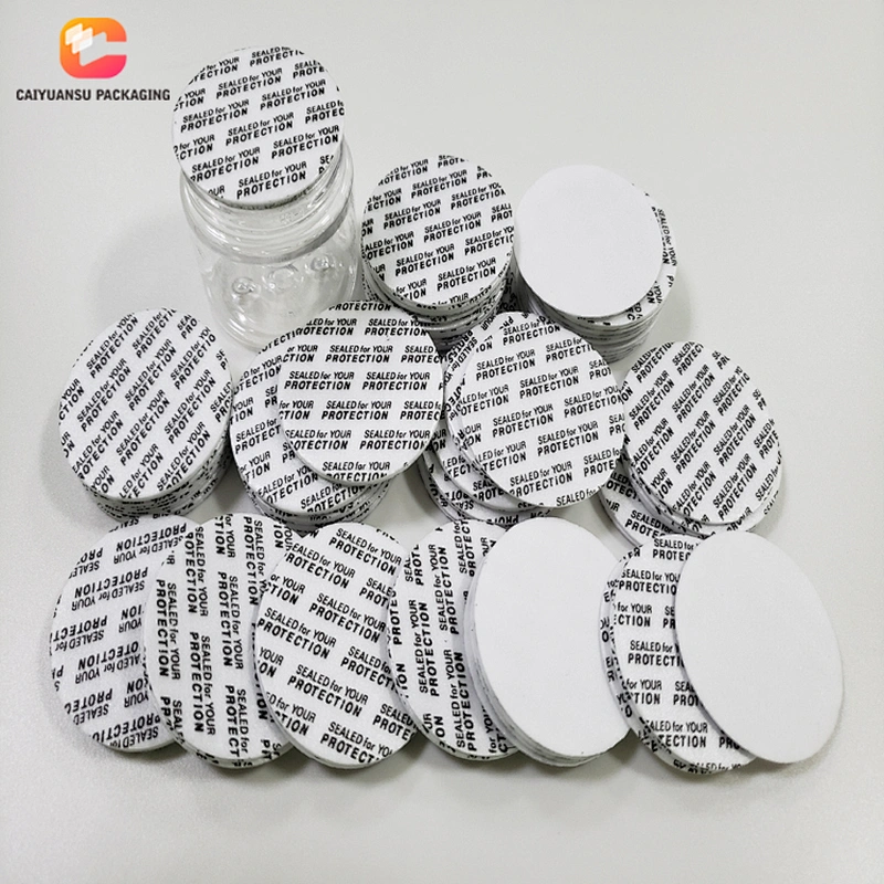 Adhesive PE Bottle Cap Seal Pressure Sensitive Liner