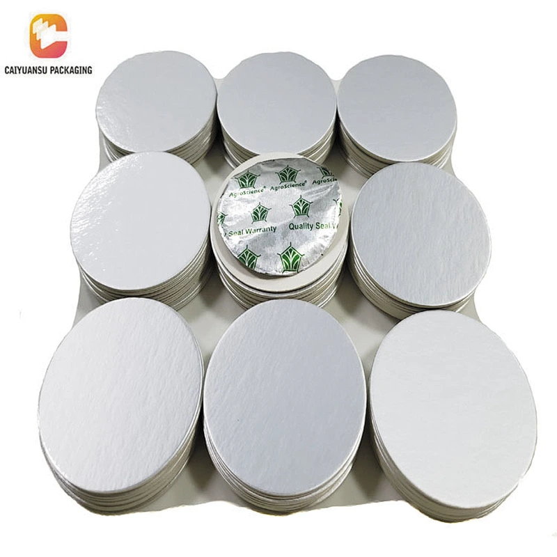 Plastic Jar Induction Aluminum Foil Bottle Seal Liner