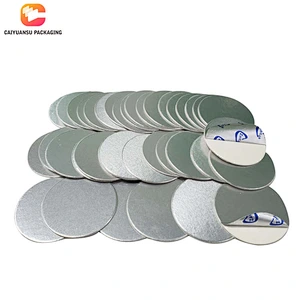 PET Aluminum Induction Bottle Cap Seal Liner With Logo