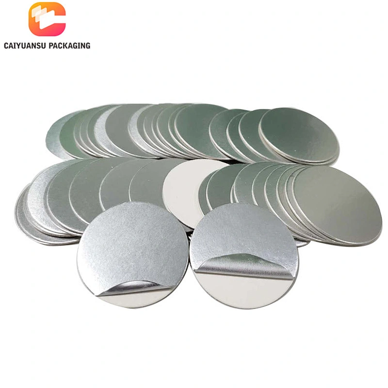 Two Piece Bottle Cap Induction Foil Seal Liner With Cardboard