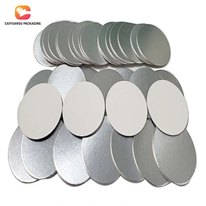 Silver Aluminum Foil PE Bottle Cap Paper Seal Liner