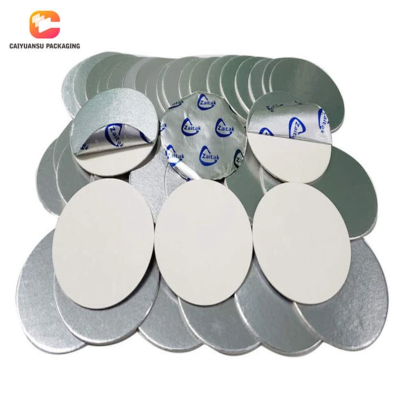 Printed Aluminum Foil Induction Cap Seal Liner For Bottles