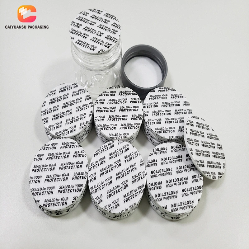 PET Plastic Jar Pressure Sensitive Foam Seal Liner