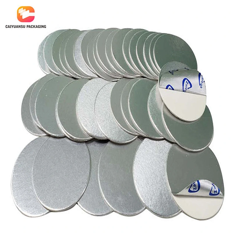 PET Two Piece Induction Bottle Cap Aluminum Seal Liner