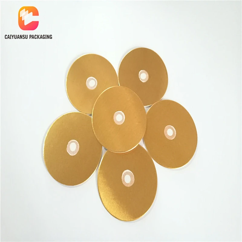 Aluminum Foil Induction HDPE Bottle Cap Vent Liner