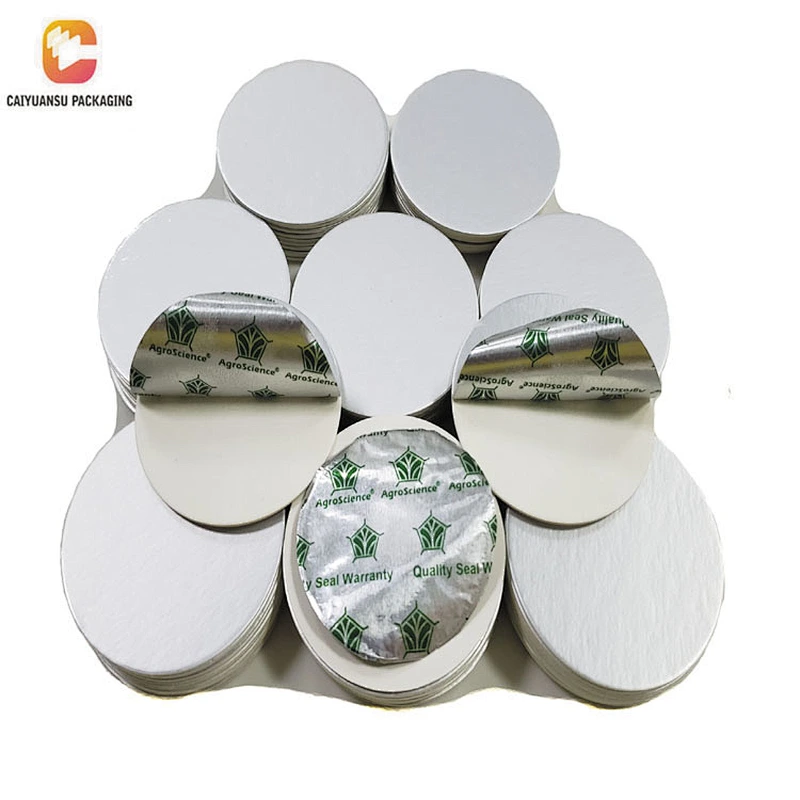 Plastic Jar Induction Aluminum Foil Bottle Seal Liner