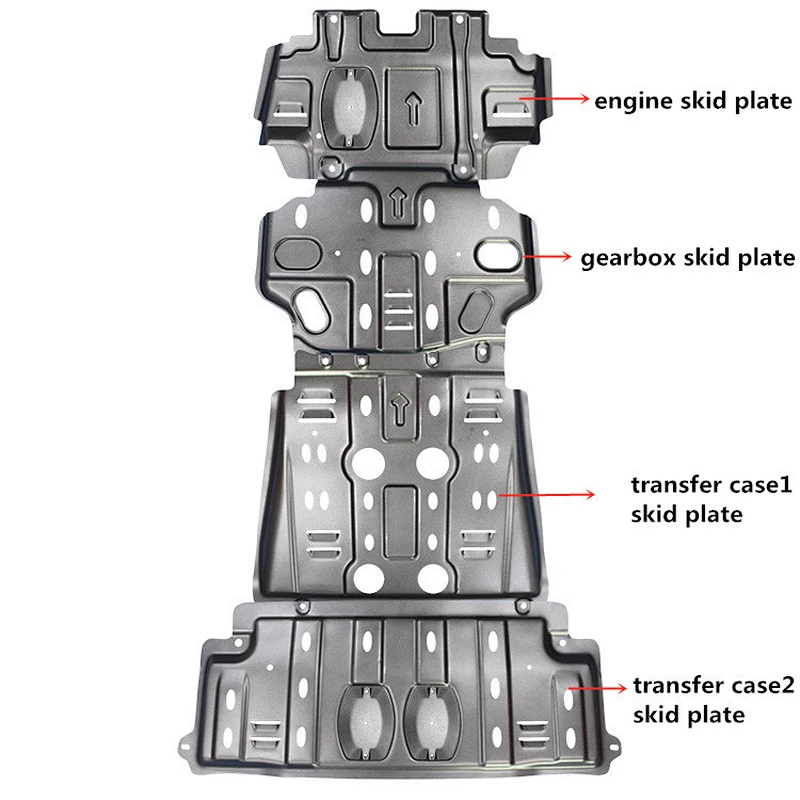 4.0L/5.6L 18- PATROL engine gearbox transfer case protection skid plate for Nissan