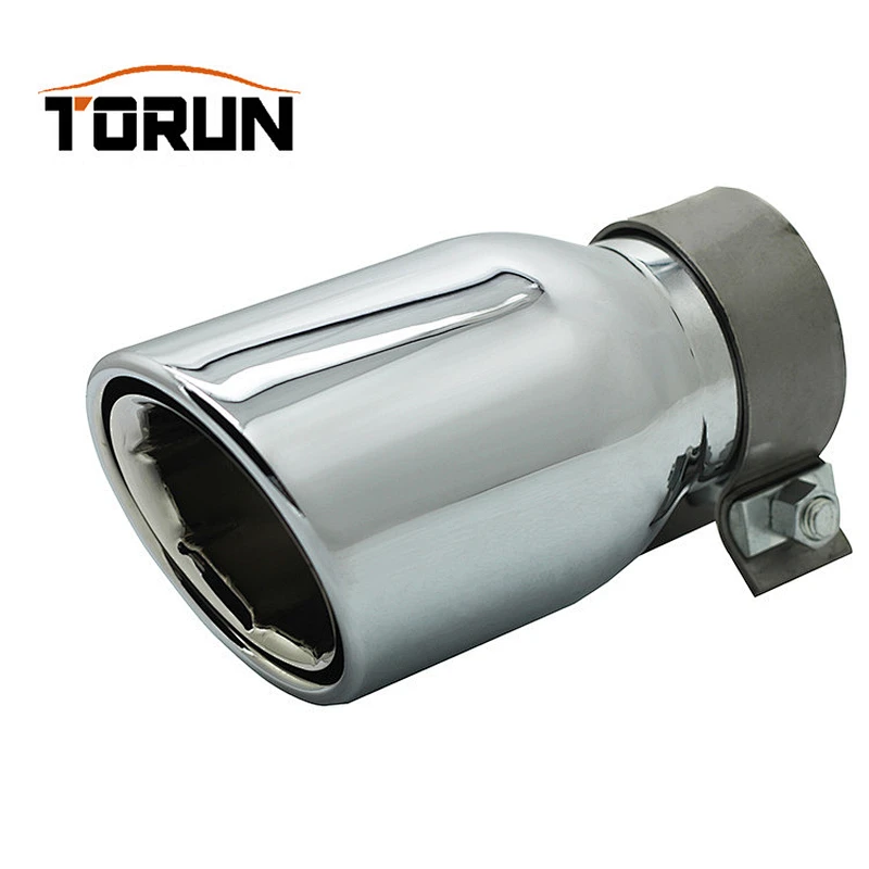 Inlet size 60mm Outlet size 105 Stainless steel universal exhaust tail pipe