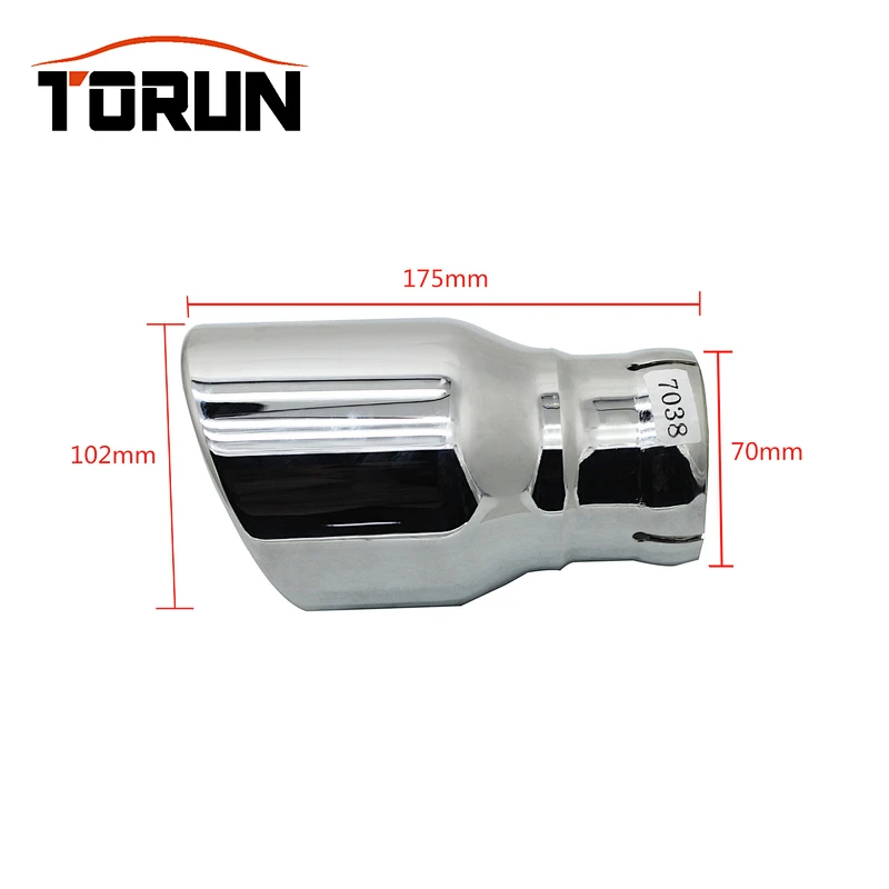 high performance 70mm Universal Exhaust tips
