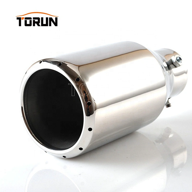 Hot sale high quality Universal Stainless steel Double Layer exhaust pipe car exhaust muffler tip
